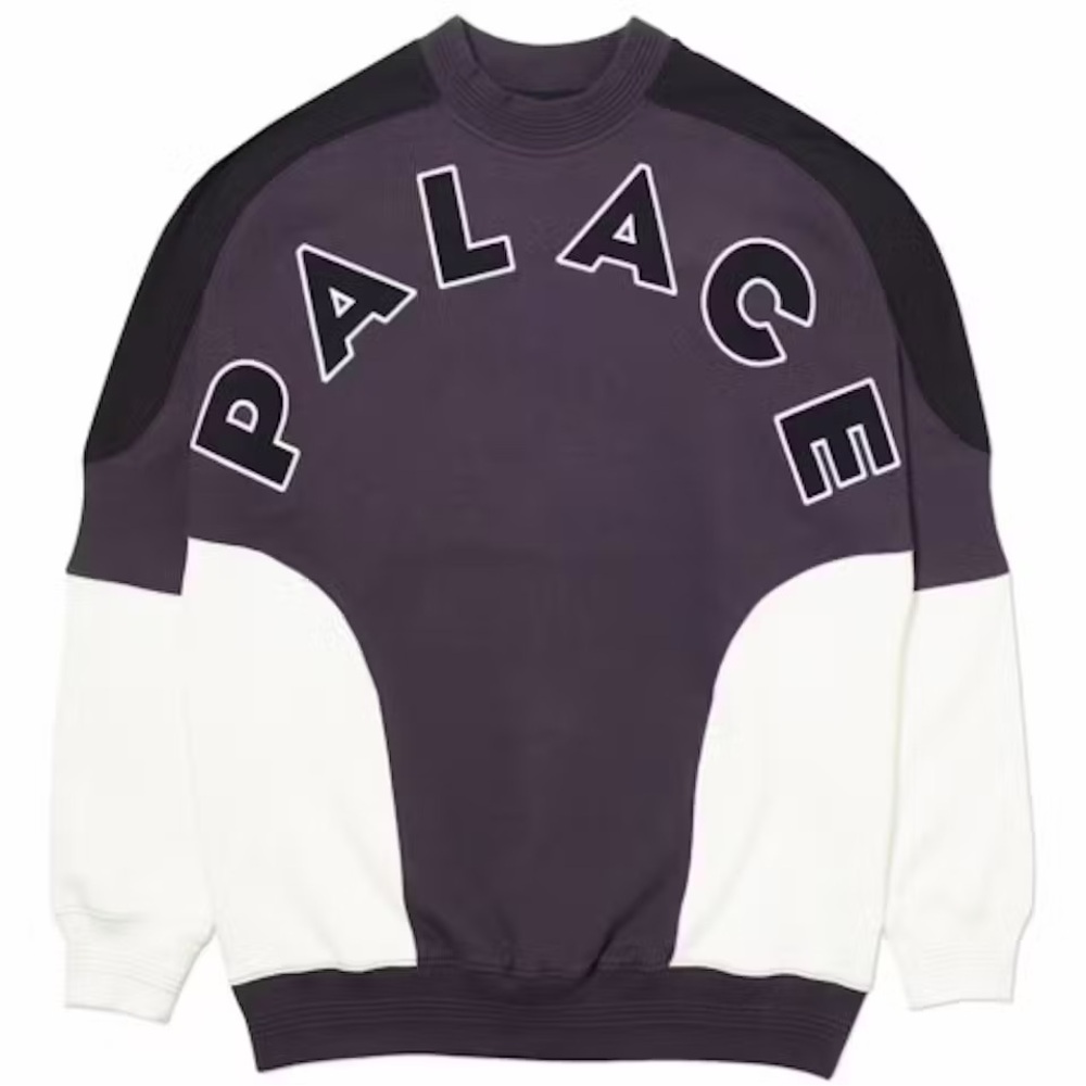 Palace Men's Black and White Sweater